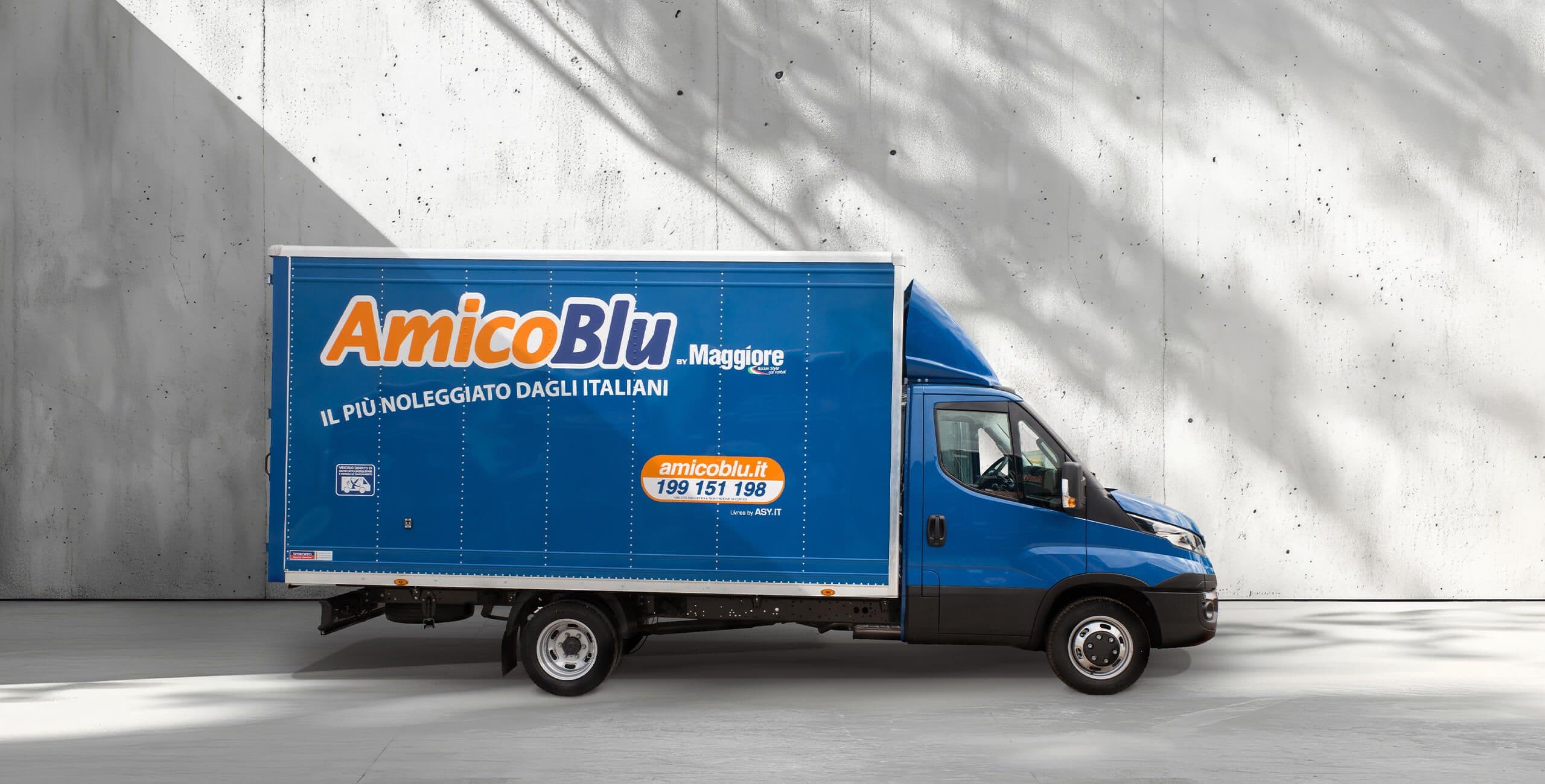 Amicoblu: freight transport equipment Amicoblu: freight transport equipment
